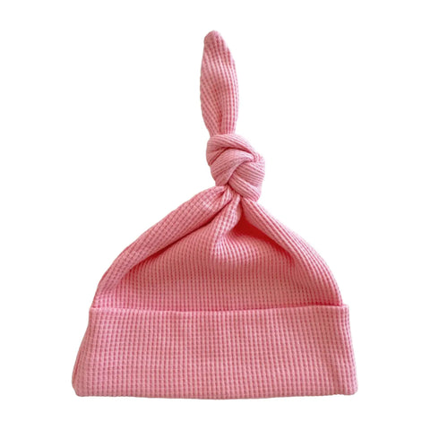 Waffle Knot Beanie | Pink - PREORDER
