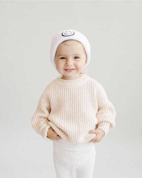 Chunky Knit Sweater | Vanilla - PREORDER