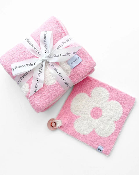 Daisy Plush Lovey | Pink - PREORDER