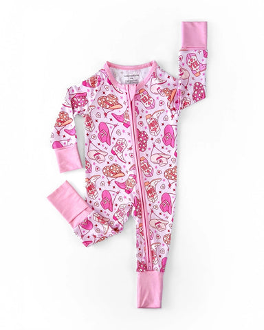 Bamboo Zip Romper | Western Cowgirl - PREORDER