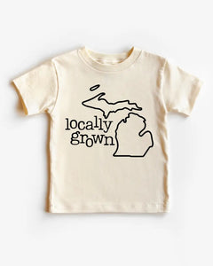 Locally Grown Cotton Bodysuit or Tee | Michigan - PREORDER