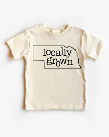 Locally Grown Cotton Bodysuit or Tee | Nebraska - PREORDER