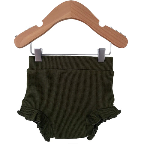 Waffle Ruffle Bloomer | Forest - PREORDER