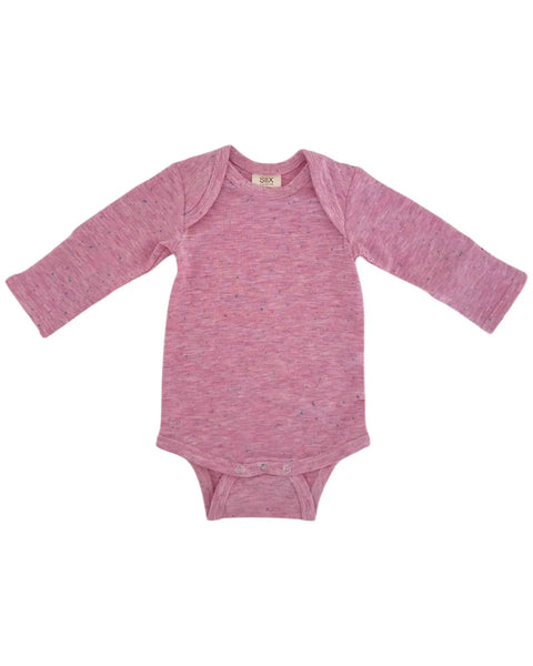 Long Sleeve Bodysuit | Pink - PREORDER
