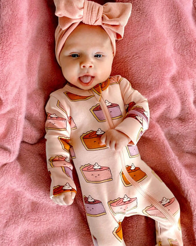 Zip Romper | Pumpkin Pie - PREORDER