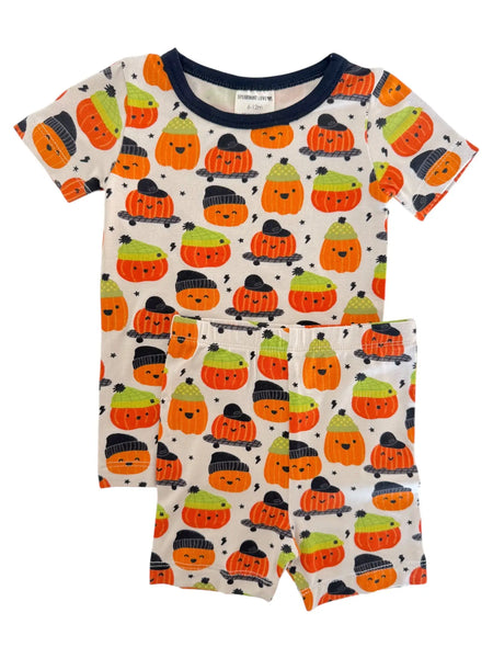 Top & Shorts Set | Pumpkin Buds - PREORDER