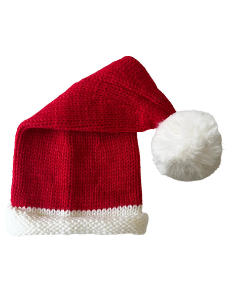 Santa Knit Hat | Red - PREORDER