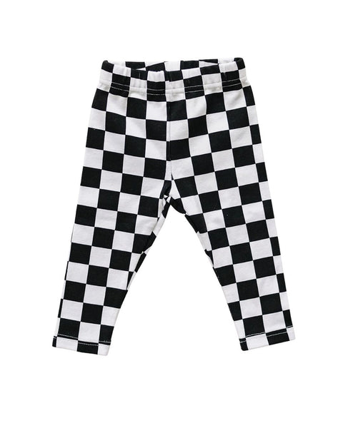 Checkered Leggings | Black - PREORDER