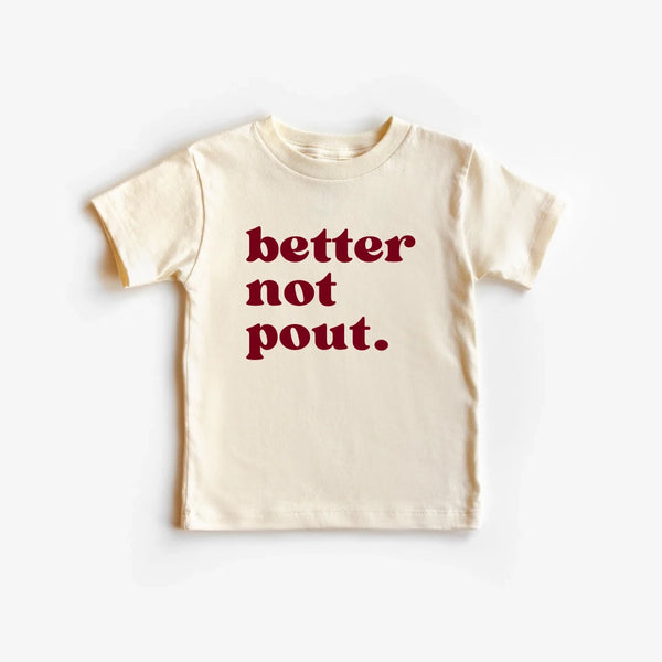 Cotton Bodysuit or Tee | Better Not Pout - PREORDER