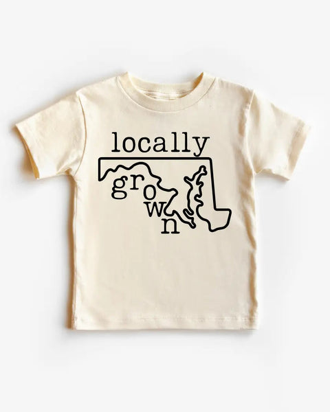 Locally Grown Cotton Bodysuit or Tee | Maryland - PREORDER