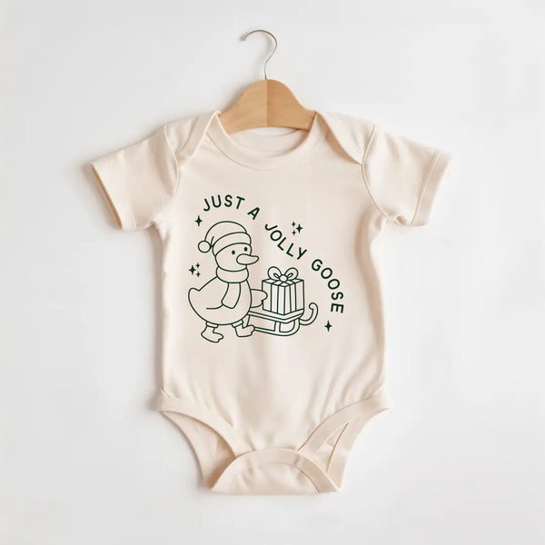 Cotton Bodysuit or Tee | Just A Jolly Goose - PREORDER