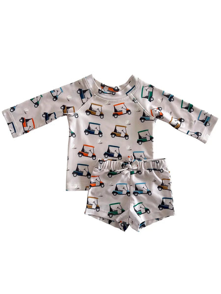Mar Rashguard Set | White Golf Cart - PREORDER