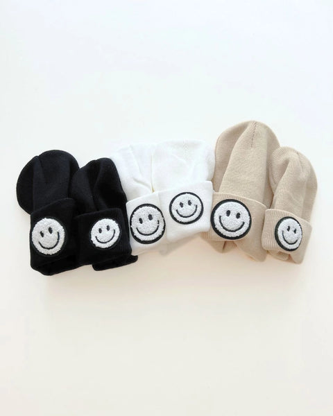 Smiley Beanie | Black - PREORDER