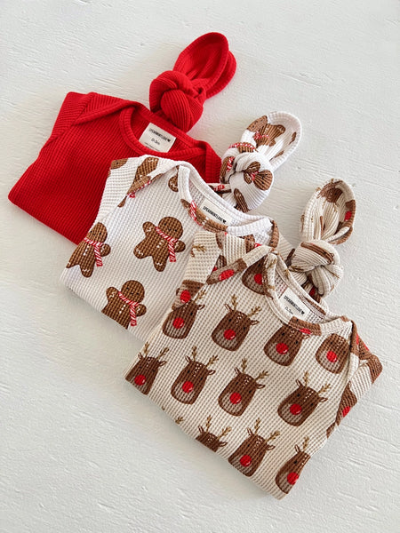 Waffle Gown | Gingerbread Man - PREORDER