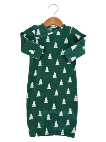 Waffle Gown | Spruce Trees - PREORDER