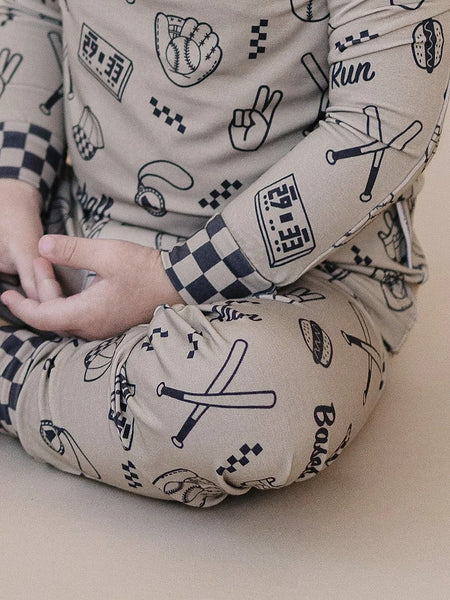 Bamboo Top & Pants Set | Home Run - PREORDER