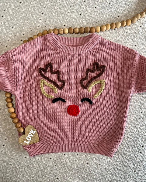 Yarn *CUSTOM* Christmas Chunky Knit Sweater | 11 Colors