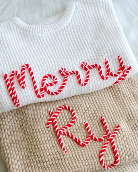 Yarn *CUSTOM* Christmas Chunky Knit Sweater | 11 Colors
