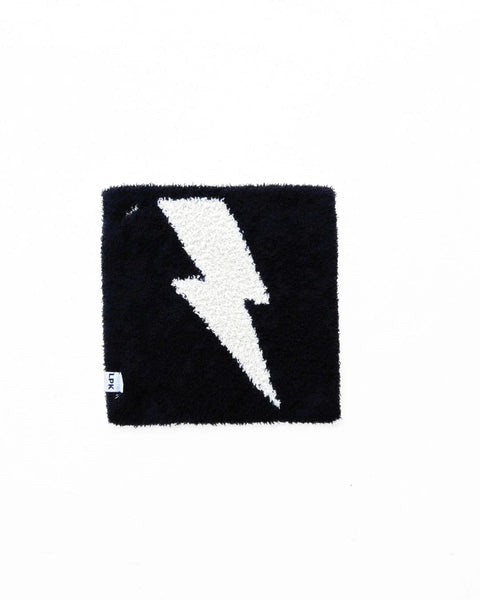 Lightening Bolt Plush Lovey | Black - PREORDER