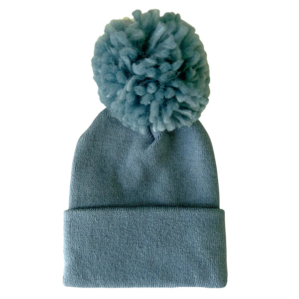 Baby's First Hat | Sky Blue Pom - PREORDER