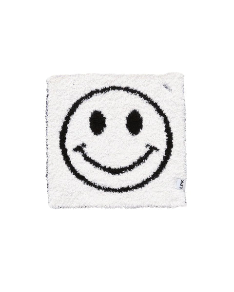Smiley Plush Lovey | Black - PREORDER