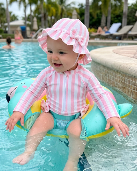 Swimsuit Set | Pink Stripe - PREORDER