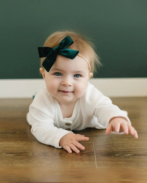 Velvet Bow Headband | 3 Colors - PREORDER