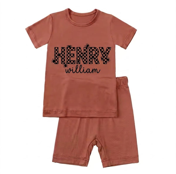 Print *CUSTOM* Bamboo Top & Shorts Set | 15 Colors - PREORDER