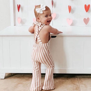 Sassy Striped Bells Rompers (7 Colors) - PREORDER