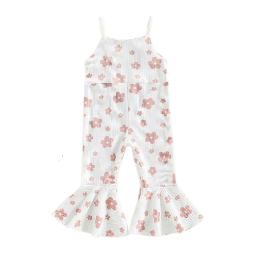 Floral Waffle Bells Rompers (2 Colors) - PREORDER