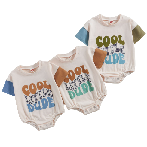 Cool Little Dude Rompers (3 Colors) - PREORDER