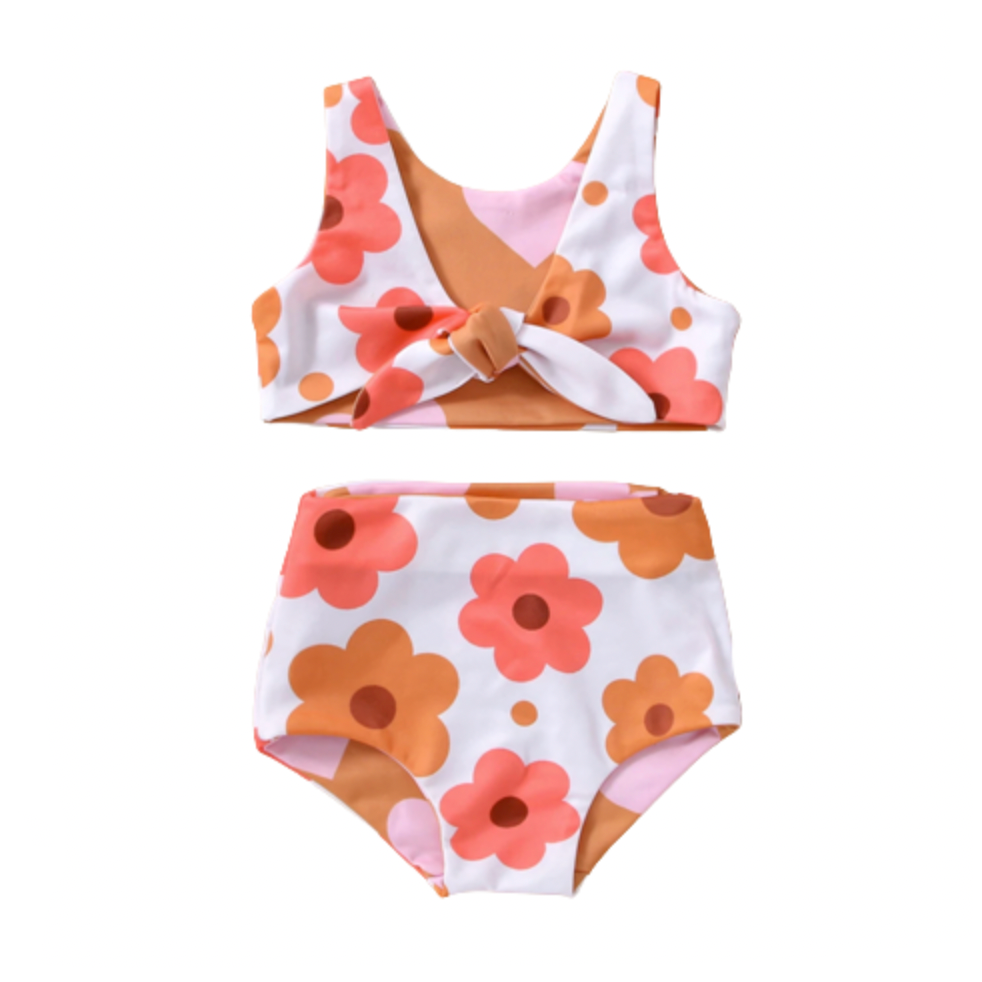 Hearts & Daisies Reversible Swimsuit - PREORDER