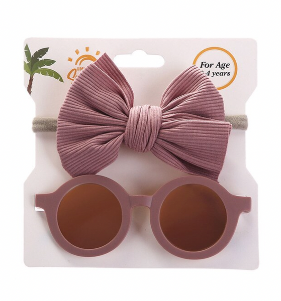 Casual Girl Sunnies & Ribbed Bows (6 Colors) - PREORDER