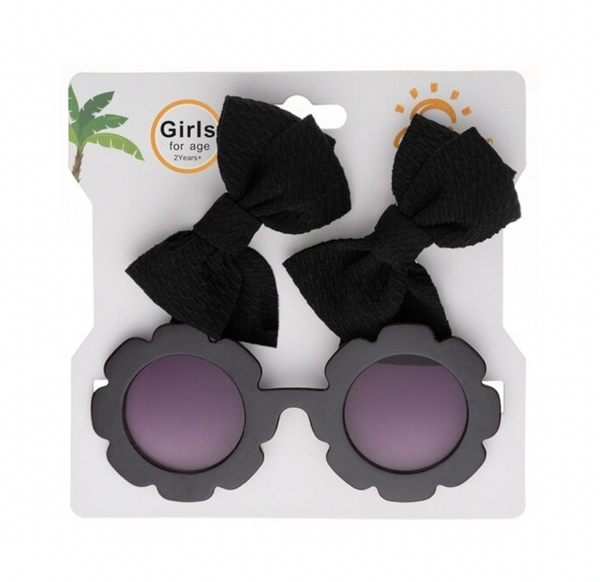 Flower Power Sunnies & Textured Clips (12 Colors) - PREORDER
