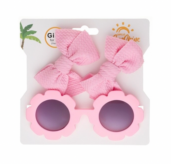 Flower Power Sunnies & Textured Clips (12 Colors) - PREORDER