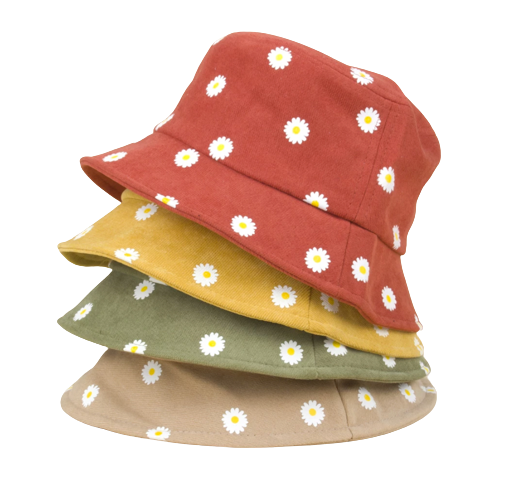 Mini Sunflowers Bucket Hats (7 Colors) - PREORDER